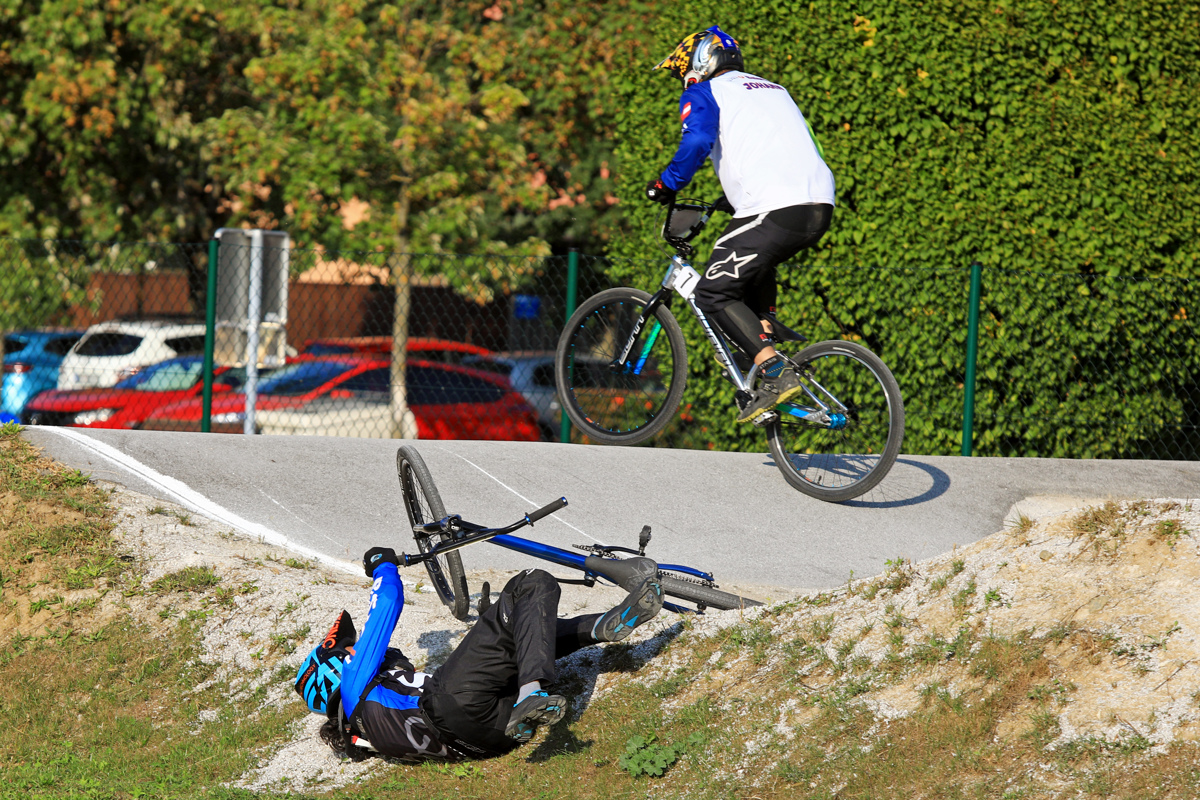 BMX prvenstvo v Mariboru: Bojevito do zadnjega centimetra
