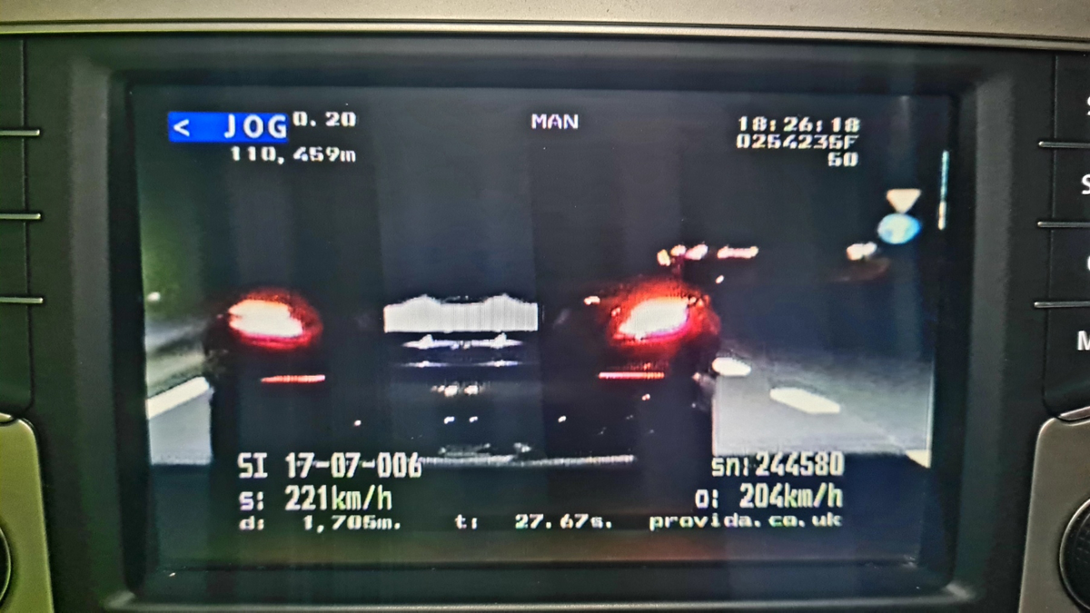 (FOTO) Trije vozniki v treh urah vozili prek 200 kilometrov na uro, Ptujčan tudi pod vplivom alkohola