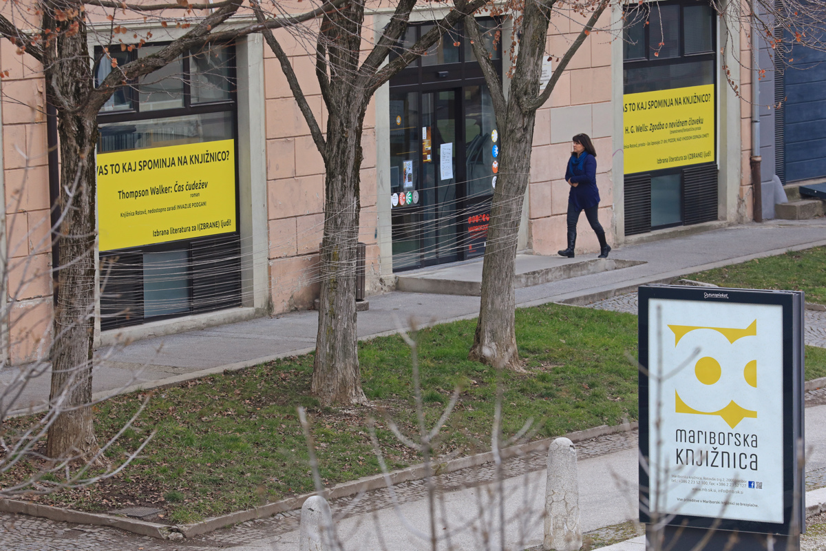 Do preklica zaprte vse enote Mariborske knjižnice