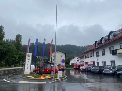 Razmere na Koroškem: Zalitih nekaj kleti, a Meža je tokrat ostala v strugi