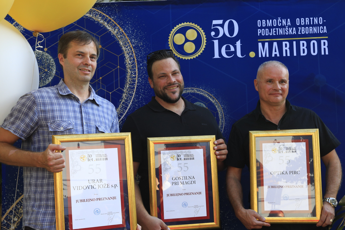 Mariborska obrtno-podjetniška zbornica obeležuje 50 let delovanja: Kdo so prejemniki priznanj?
