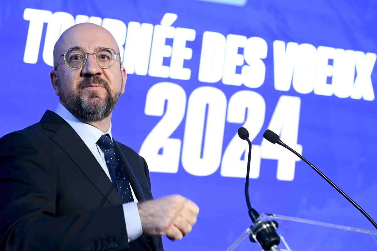 Charles Michel po številnih kritikah odstopil od kandidature na evropskih volitvah