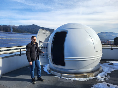 (FOTO) Astronomsko društvo Polaris: Z novo opazovalnico na Prevaljah vse večje zanimanje za astronomijo