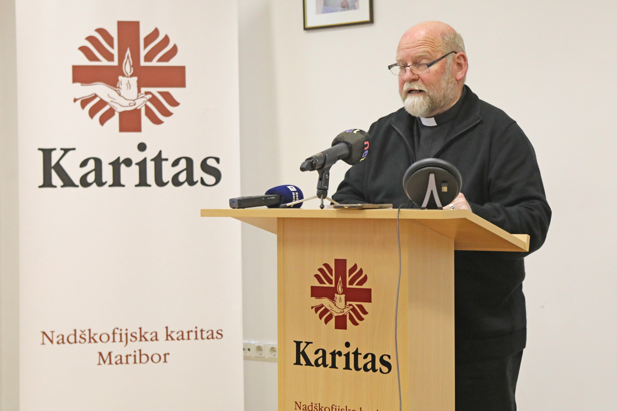 Branko Maček iz Nadškofijske karitas Maribor: "Ne vem, kako dolgo bomo še lahko dajali potuho državi"