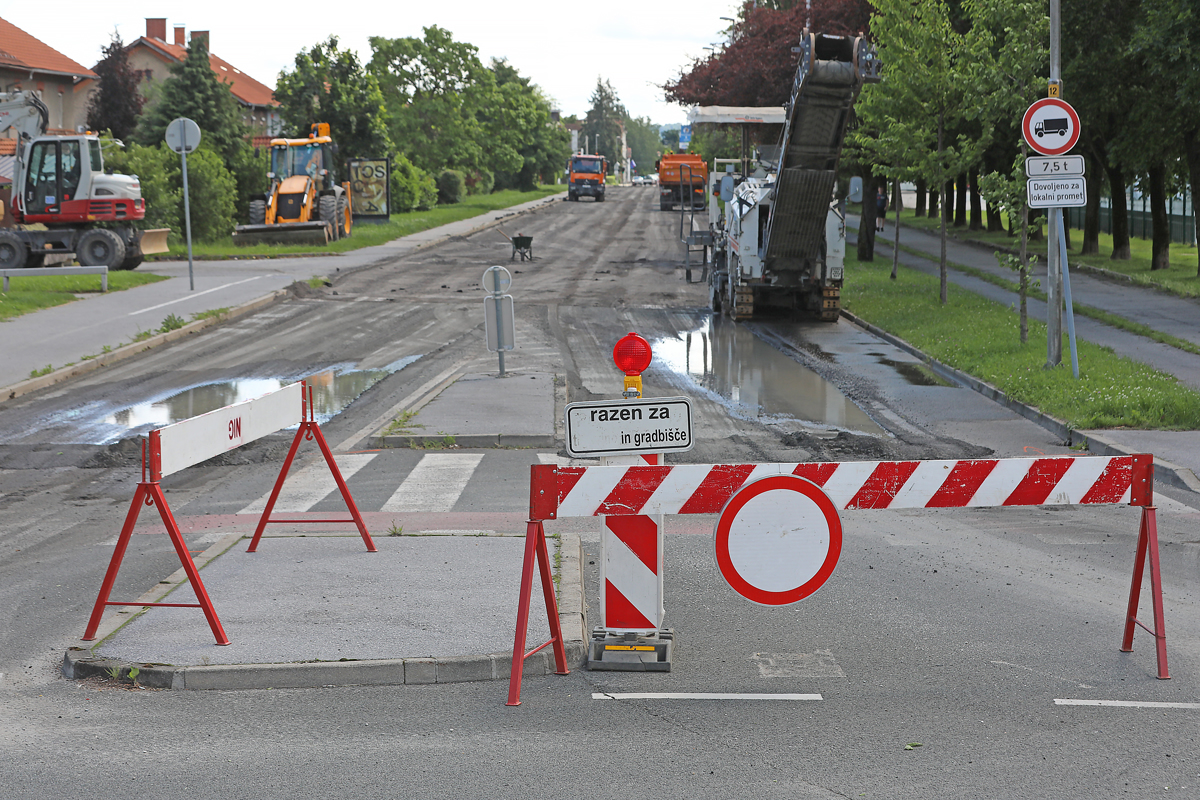 Popolna zapora Koresove ulice