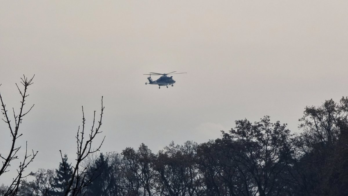 (FOTO) Kaj se dogaja? Dele Maribora preletava policijski helikopter