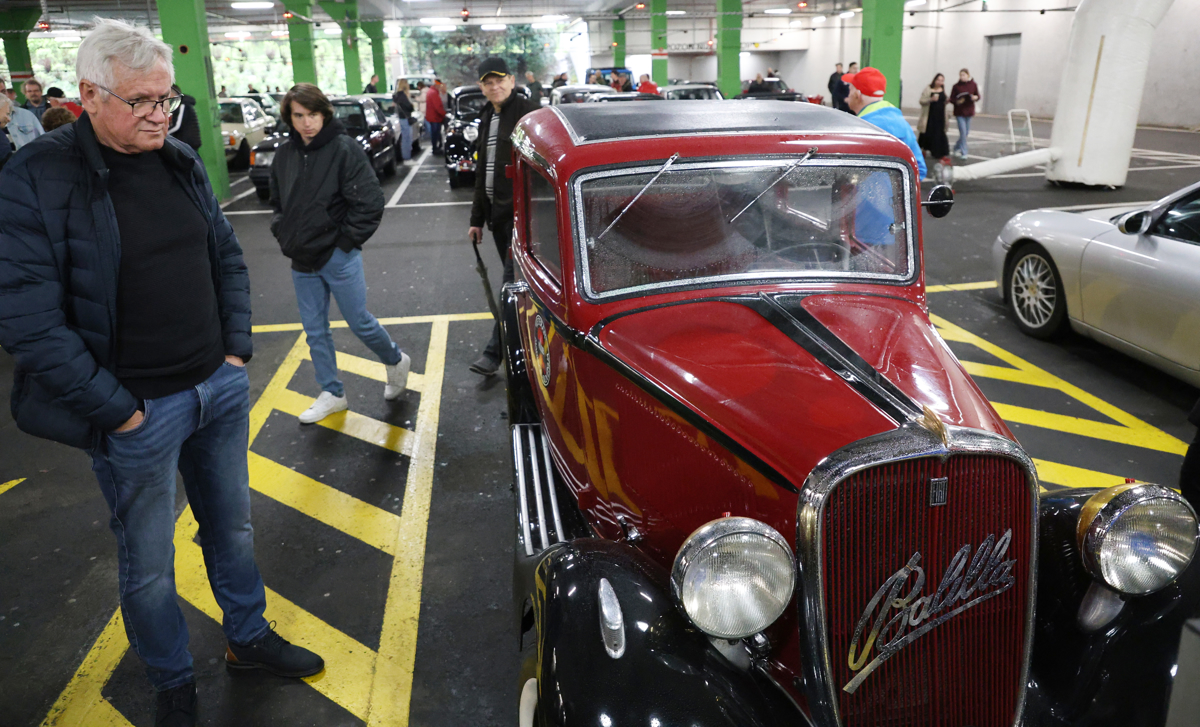 (FOTO) Prvi izvoz starodobnikov Veteran kluba Maribor: Najstarejši fiat balilla star 91 let, drugi niso zaostajali