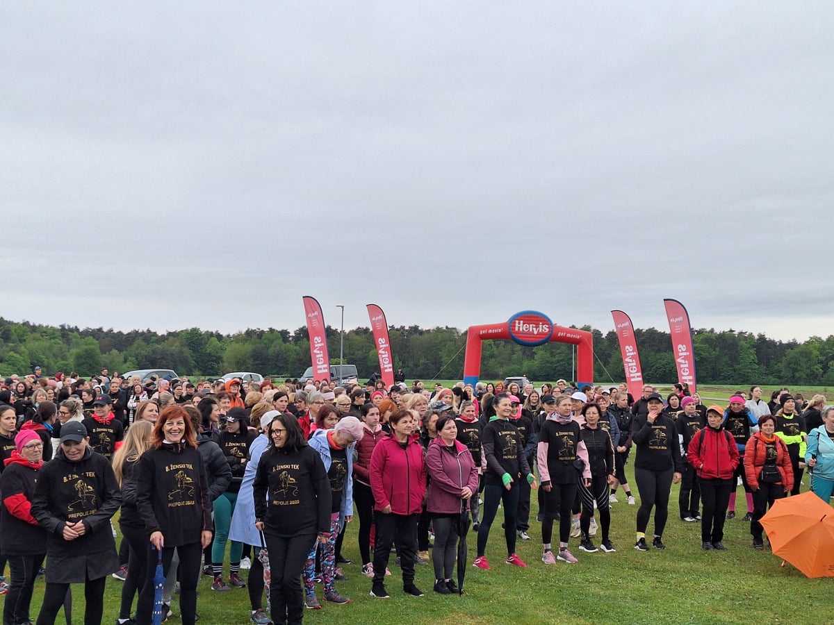 8. Ženski tek Prepolje: Čez 500 žensk na športnem dogodku. Med njimi tudi 90-letna Mariborčanka