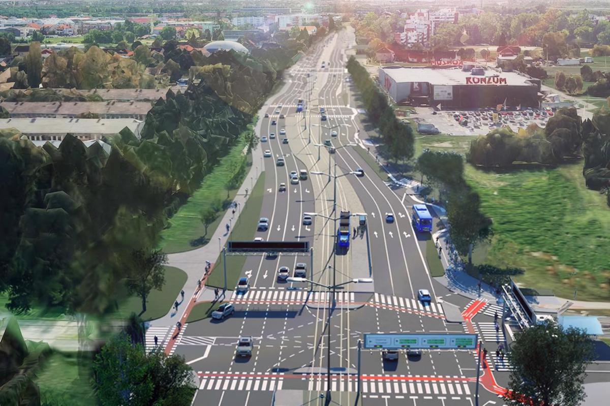 (FOTO in VIDEO) Zagreb dobiva novo avenijo, to bo tudi nova vpadnica v mesto