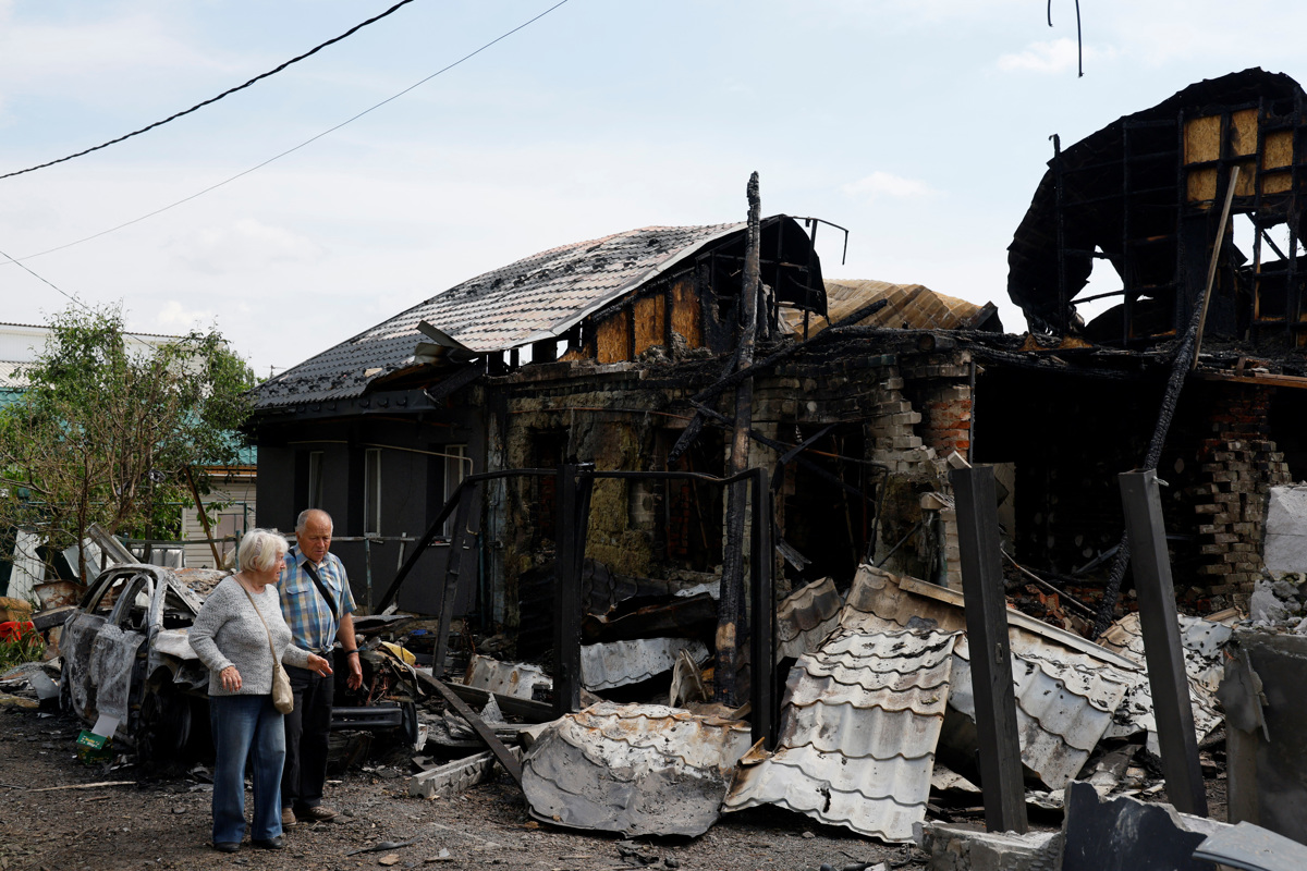 Po ukrajinskih napadih na zasedenih ozemljih brez elektrike 700.000 ljudi