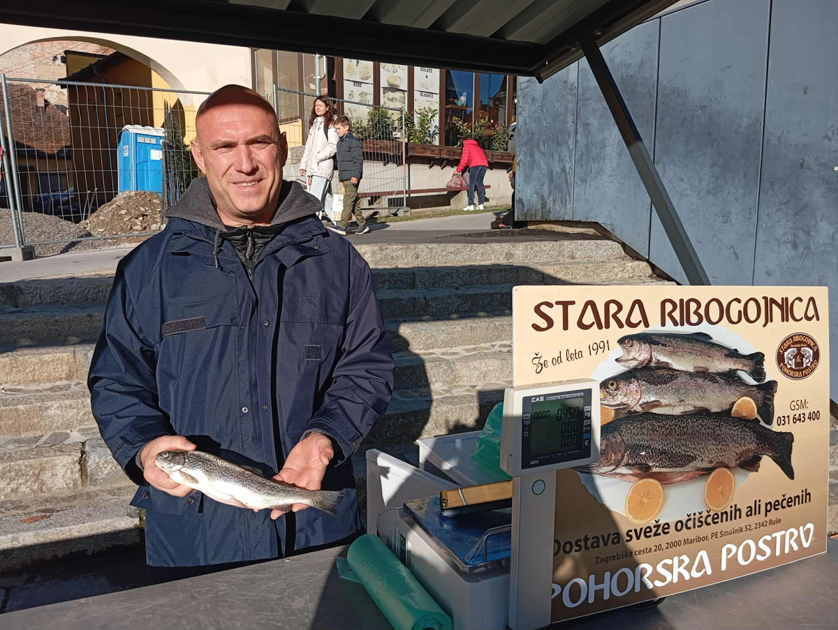 Cene na mariborski tržnici: Koliko stane pohorska postrv?