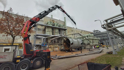 V Cinkarni Celje še vedno ocenjujejo škodo, nastalo zaradi trčenja vlaka