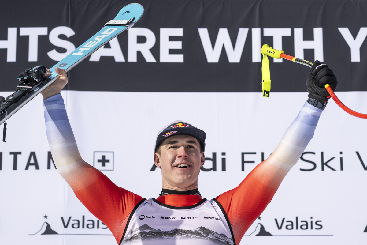 (FOTO) Von Allmen do druge smukaške zmage v sezoni, Hrobat 26.