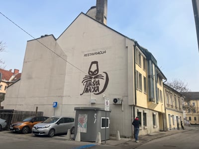 Turška mačka kot razstavni prostor kiparja ali kot spomin Alme Karlin