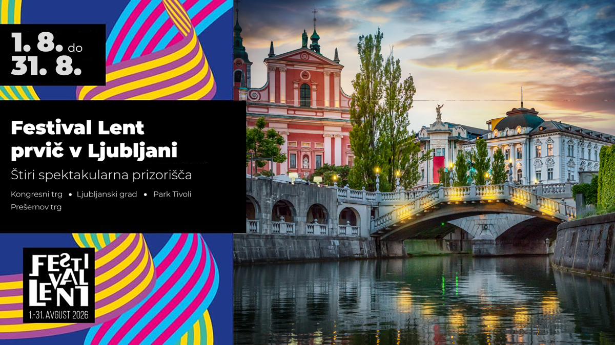 Festival Lent se širi v Ljubljano