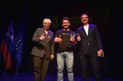 (FOTO) Slovenski startup leta 2026 je postal HeroLabs z rešitvijo MooHero. In kaj ima ta opraviti s kravami?